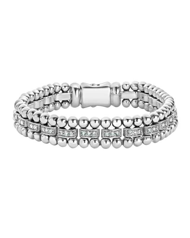 Caviar Spark Diamond Link Bracelet